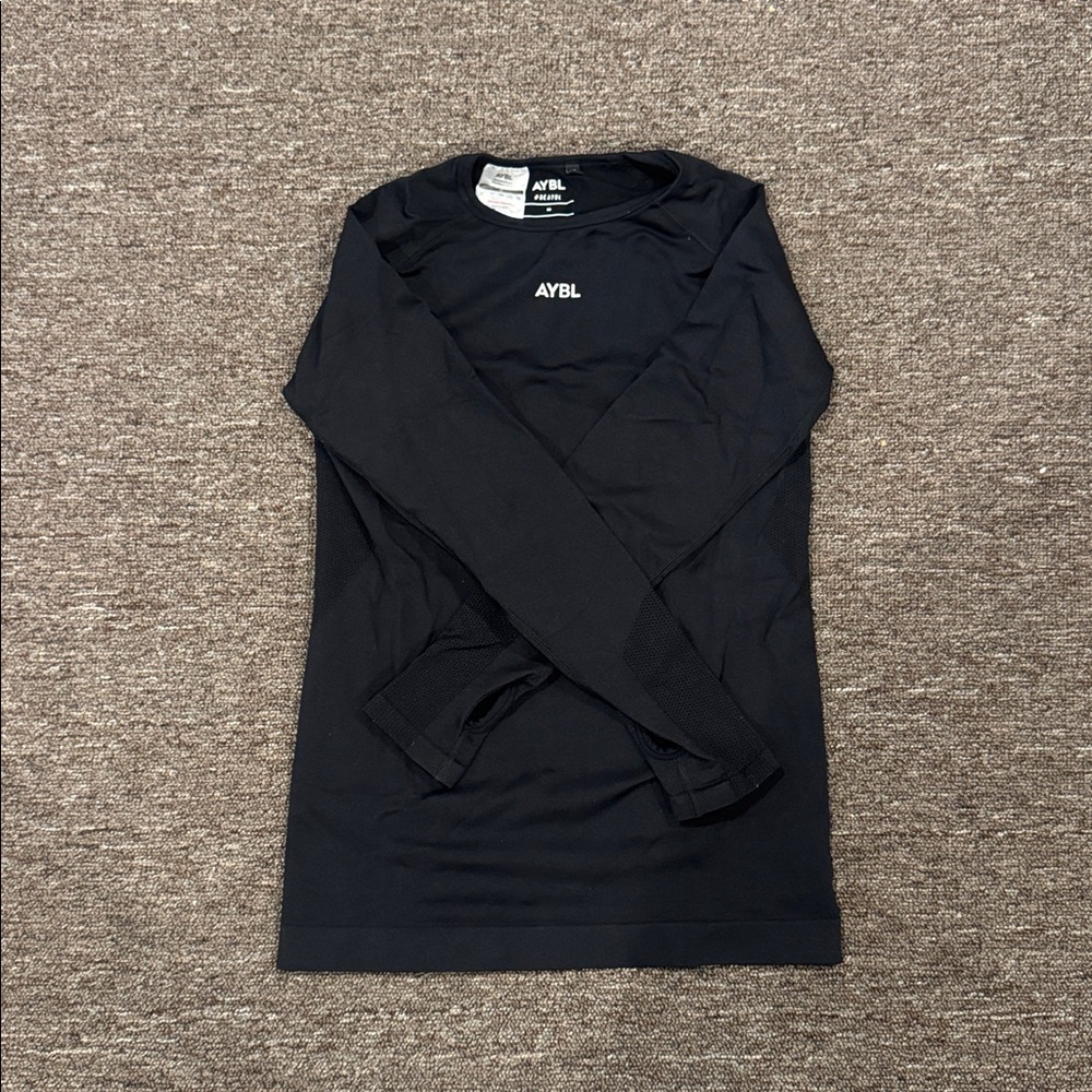 AYBL Jet Black Performance Long Sleeve